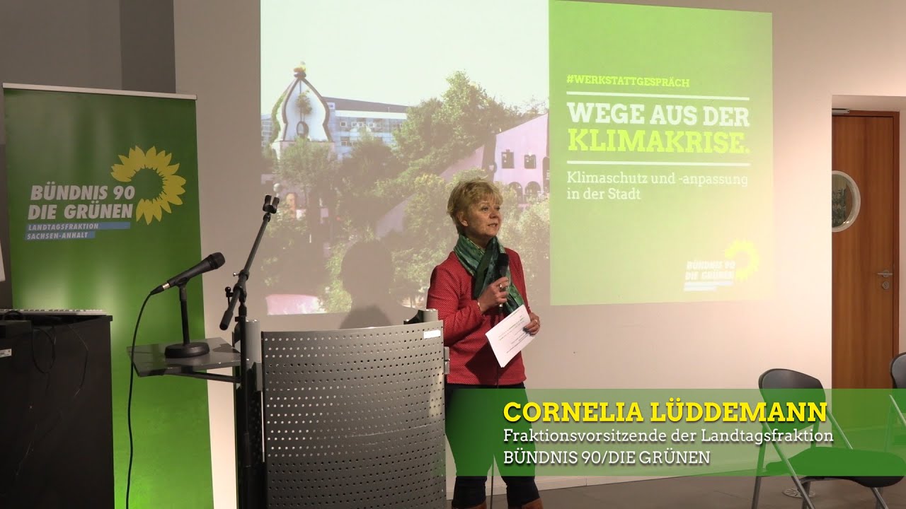 4. Klimawerkstatt: Cornelia Lüddemann